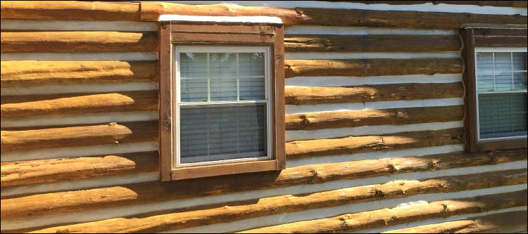 Log Home Whole Log Replacement  Orange County, Virginia