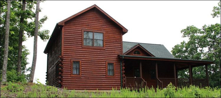 Professional Log Home Borate Application  Orange County, Virginia